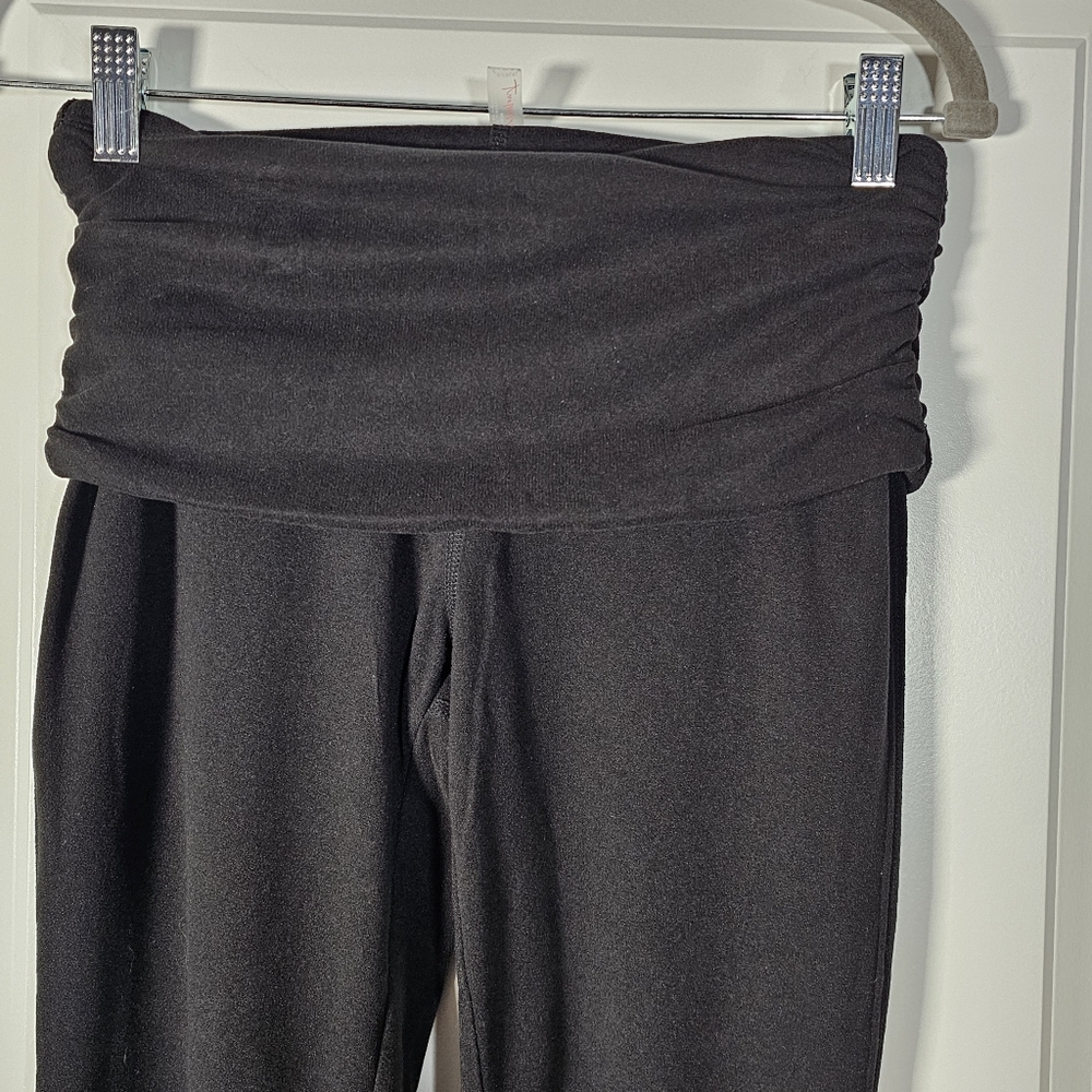 NWTFREE PEOPLE Movement Aced Pants Ruched Waist Yoga Pants Black Size XS - Picture 10 of 13